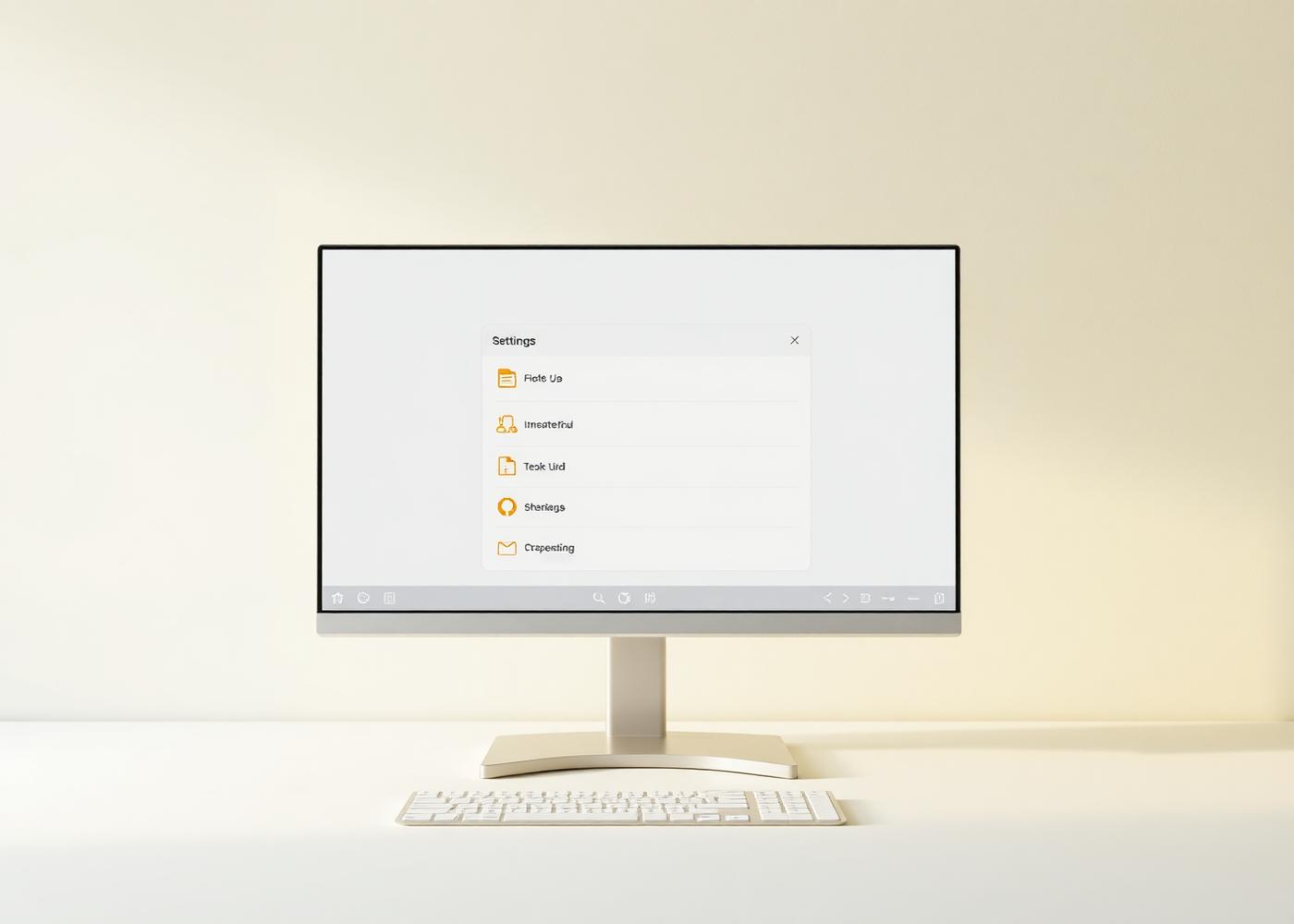 Surya OS — Operating System Design interface mockup